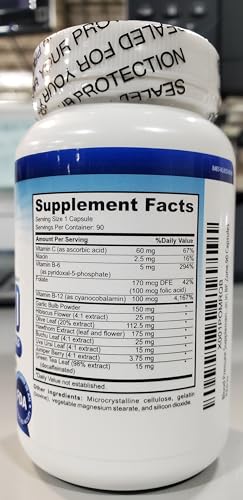 Nutritional information label
